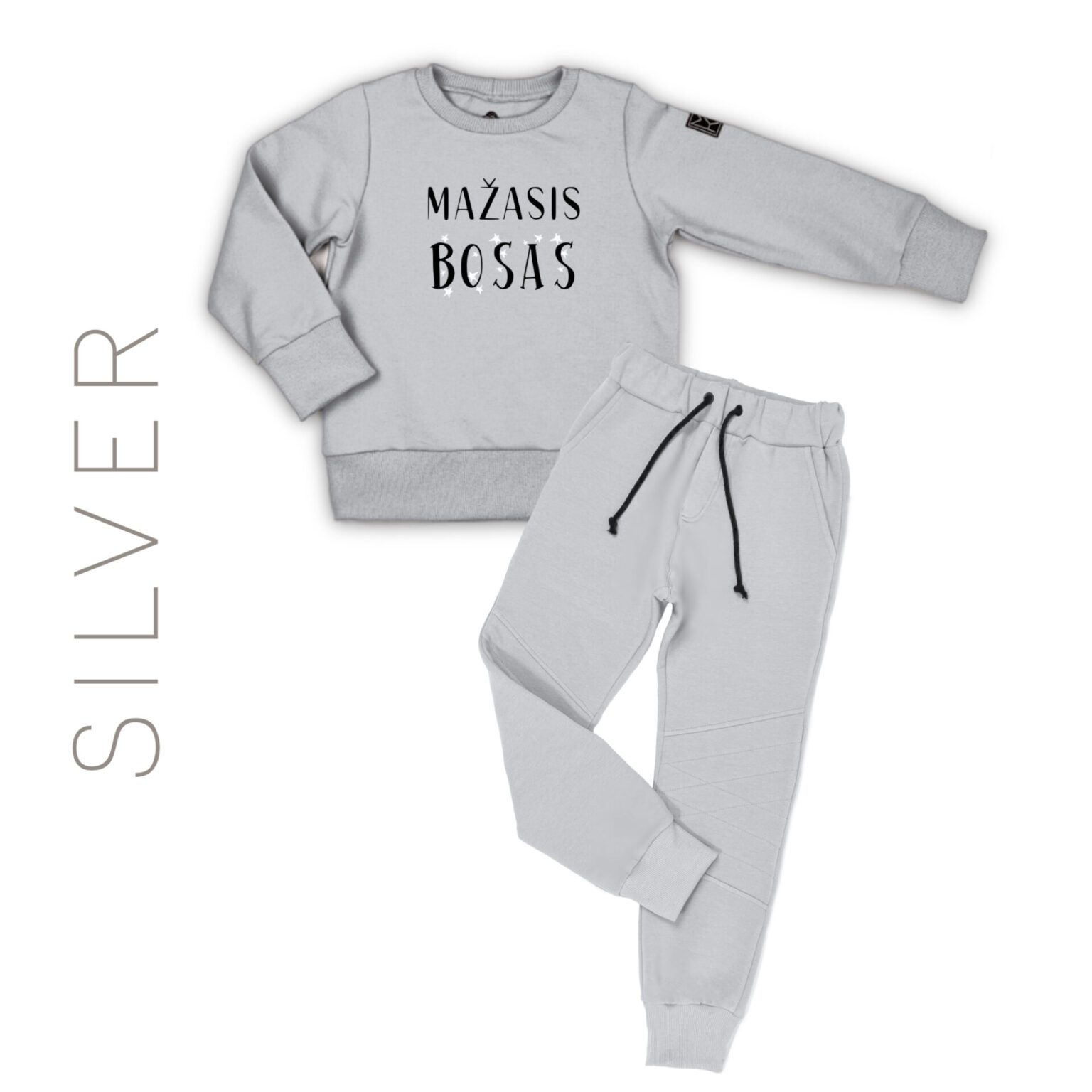 Komplektas MINI BOSS MINERAL SILVER • Mikeclothing