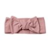 Dusty rose spalvos galvajuostė su kaspinu